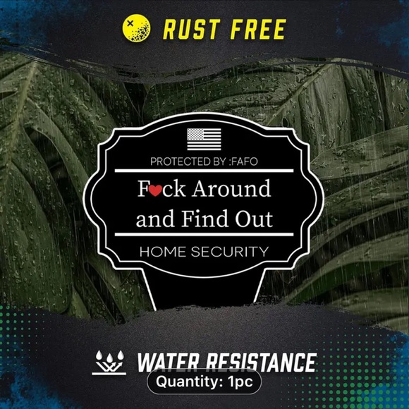 COPY - Home Security Yard Sign (details in pictures) - Picture 3 of 4